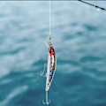 Miniatyrbild 5 av 5: Konstgjord fiskedrag, USB-laddningsbar LED-ljusblinkande fiskedrag