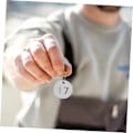 Miniatyrbillede 3 af 5: Nøglebrik i rustfrit stål til nummerplade, nøglebrik til mode, nummerbrik til garderobe, klassificeringsbrik til nummer, nøglebrik