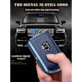 Miniatyrbillede 3 af 5: Dww-Volvo Smart Car Key Holder - Grå - Til Volvo XC60 XC70 XC90 C30 S60 S80 S90 V60 V70 V90 - Læder - Sideknapper
