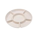 6-roms oppbevaringsbrett Fruktfat for snacks Forrettservering Beige Beige