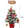 Miniatyrbilde 2 av 4: Kunstig Juletre med LED-lys 45cm Mini Juletre Bord Juletre Lite Juletre med Base