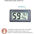Miniatyrbillede 3 af 5: 4-pak Mini Digital Temperatur- og Fugtighedsmåler Gauge Indendørs Termometer Hygrometer LCD-display Fahrenheit (℉)