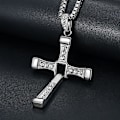 Miniatyrbilde 3 av 4: Fast & Furious Dominic Toretto Kryss Halskjede silver