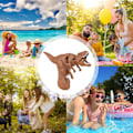 Miniatyrbild 4 av 5: 3-pack dinosaurie-vattenpistoler, djurvattenleksaker för stranden, pumpaction-vattenpistol för utomhusbruk, sommarvattensprutare med lång räckvidd