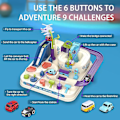 Miniatyrbillede 3 af 4: Billejern Adventure Legetøj, Biler Racebane Legetøj Med 4 Legetøj Julegave