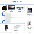 Pikkukuva 4 / 7: Lightning-HDMI-sovitin【Apple MFi -sertifioitu】, iPhone-HDMI-sovitin 1080P HD Digital AV -sovitin HDMI-kaapelimuunnin iPhonelle televisioon iPad-synkronointinäyttöön