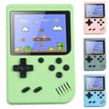 Inbyggd 500 klassiska spel Retro videospelskonsol Barnpresent Grön green