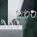 Miniatyrbillede 4 af 5: 6 stk Fidget Angst Ringe Justerbare Ringe Sæt Justerbare Ringe Fidget Ringe Kvinders Perle Bånd