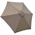 Miniatyrbillede 5 af 5: Reserveovertræk til parasol - 6 hvaler - 3 M - Vandtæt - Anti-ultraviolet - Reservetekstil (3M / 9,8Ft,Khaki)