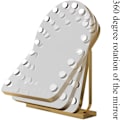 Miniatyrbild 3 av 5: Skrivbords LED-sminkningsspegel Sovrum Toalettbord Touch Control 360° Roterande Sminkningsspegel