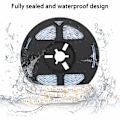 Miniatyrbild 3 av 5: LED växtbelysningsremsor Vattentät klippbar remsa USB odlingslampa för inomhusväxter Suckulenter Hydroponics Växthus 1m