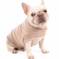 Miniatyrbillede 1 af 5: Lille hunde trøjer blød fleece vest hund sweatshirt hårløs kat chihuahua bulldogs brun M brown M