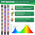 Miniatyrbild 2 av 5: Växtlampor för inomhusväxter, 40 LED Full Spectrum Led Grow Light, 2 huvuden klämma växtlampa för frön, med automatisk på/av 3/9/12H timer