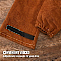 Miniatyrbild 5 av 5: Lädersvetsarmar - Värme- och flamskyddande armskydd, (One Size, Camel)