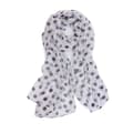 Pilkullinen silkkihuivi VALKOINEN Valkoinen White