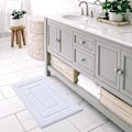 Miniatyrbillede 5 af 5: Bademåtte, skridsikker, blød bademåtte, vandabsorberende, bademåtte, maskinvaskbar, bademåtte til bruser, badekar og toilet - hvid, 60 x 90 cm
