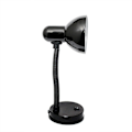 Miniatyrbillede 4 af 5: Basal Metal Skrivebordslampe med Fleksibel Slangehals til Kontor, Stue, Soveværelse, Kollegieværelse, Bogreol, Sort