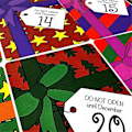 Miniatyrbillede 4 af 4: Krydsstings Julekalender, 24 Dages Krydsstings Julekalender, Julebroderi Sæt til Kvinder Teen Piger red
