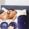 Miniatyrbild 5 av 5: 2 st/set Lila uppblåsbar kudde Midjekudde 85cm Lång rund kudde +38cm Kilkudde, Positioneringshjälp Kudde Kudde