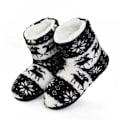 Miniatyrbilde 4 av 4: Innesko / Varme Julesko med Høy Skaft - Morgensko - Julegave grey 27cm (39-41 EU )