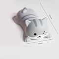 Miniatyrbild 3 av 5: Söt handledsstöd musmatta kattunge handledsstöd ergonomisk musmatta mjukt minnesskum handledsstöd skrivbordsunderlägg lämplig för dator bärbar dator tangentbord