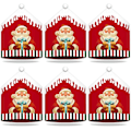 Miniatyrbild 1 av 7: Julstolsöverdrag Julstolsöverdrag Julstolsöverdrag Julmatstolsöverdrag För Julfest Dekoration Hem,Kök Santa Claus
