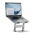 Miniatyrbillede 1 af 5: Bærbar computer stand til skrivebord, computer stand til bærbar computer, foldbar bærbar computer stand riser (sølv)