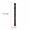 Miniatyrbillede 3 af 3: Til Huawei Band 8 Nylon Urrem Justerbar Sport Loop Åndbar Udskiftningsrem