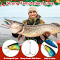 Miniatyrbilde 4 av 5: Fiske-Adventskalender 2024 - 24 Dagers Juleteller med Fiske-Luresett for Voksne Menn, Tenåringer og Gutter - Julegave