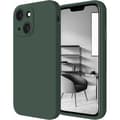 iPhone 15 Fodral Matt Silikon Stötsäkert Skydd med Kameraskydd Grön