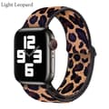 Nylon Loop-armbånd til Apple Watch Light Leopard