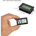Miniatyrbillede 2 af 5: 4-pak Mini Digital Temperatur- og Fugtighedsmåler Gauge Indendørs Termometer Hygrometer LCD-display Fahrenheit (℉)
