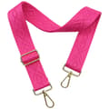 Skulderstropper til håndtasker Brede skulderstropper til håndtasker Justerbar erstatningsbroderet håndtaskerem Gold Hardware-rose red