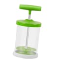 Manuell DIY kremdispenser, krempisker for salat [DB] Grønn