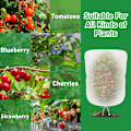 Miniatyrbilde 3 av 6: Frukttrær netting fuglebeskyttelse med snøring, 4 pakke plante netting tomat blåbær busker deksel mesh hage plante netting barriere deksel poser 80×100cm