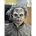 Miniatyrbillede 2 af 2: Halloween hovedbeklædning grå spøgelse bryst latex maske horror hjemsøgt hus cos rekvisitter