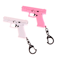 Miniatyrbillede 2 af 8: CS Revolver Model Nøglering Til Mænd Vintage Counter Strike Pisto White