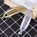 Miniatyrbilde 8 av 8: Banan Hårklemmer For Kvinner Jenter Wave Combs Hårnål Flett Cla BlackB 15cm