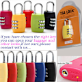Miniatyrbilde 5 av 8: Multifunksjonell TSA002 007 nøkkelveske for bagasjekoffert TSA002
