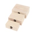 Miniatyrbilde 6 av 8: Trefunksjonell smykkeskrin i tre med lokk A1
