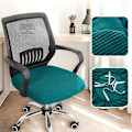 Miniatyrbillede 2 af 8: Spandex Elasticity Office Stretch Computerstolebetræk Anti-du Dark gray