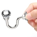 Miniatyrbilde 4 av 8: 2x Krystallgardin Holdback Henger Vegg Tie Backs Kroker Holder