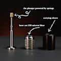 Miniatyrbild 6 av 8: Pressbar Coffee Latte Te Release Omrörare Tool Restaurant Kitc Silver