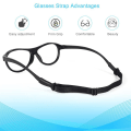 Miniatyrbild 5 av 5: Glasögonrem Justerbar glasögonrem No Tail Eyewear Retai 1pc