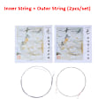 Miniatyrbilde 1 av 8: 1Sett Erhu Inner String Ytre String Profesjonell String Urheen