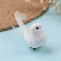 Miniatyrbillede 6 af 8: 1 stk. mini dekorative legetøj kunstig skum fjer mini fugle cr