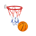 Miniatyrbild 6 av 7: Sportleksaker för barn Basketbollar Leksaker för pojkar Flickor Hängande B Red