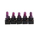 Pikkukuva 1 / 5: 10 kpl T5 T6.5 led polttimo W1.2W auton sisävalot kojelauta Purple