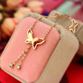 Miniatyrbillede 4 af 8: Simplicity Butterfly Ankles Mode Justerbar Ankel Armbånd Gold