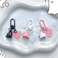 Miniatyrbilde 4 av 8: Halloween Ghost Nøkkelring Dukke Anheng Kjærlighet Nøkkelring Ryggsekk Cha C